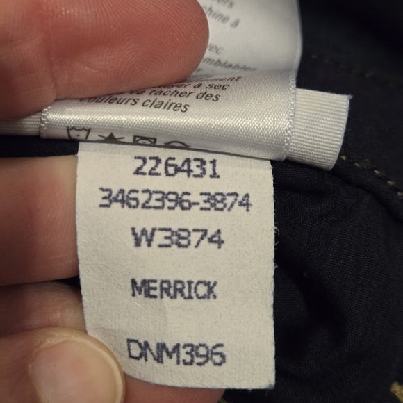 PAIGE Miki Straight Leg Denim Jean in Merrick - Picture 8 of 8